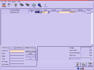 Point of sale UI