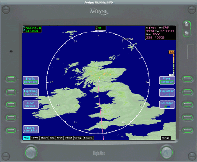 Avidyne EX5000C Moving map