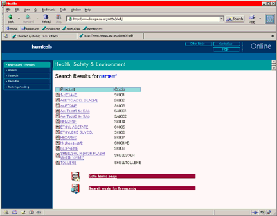 Intranet javascript application